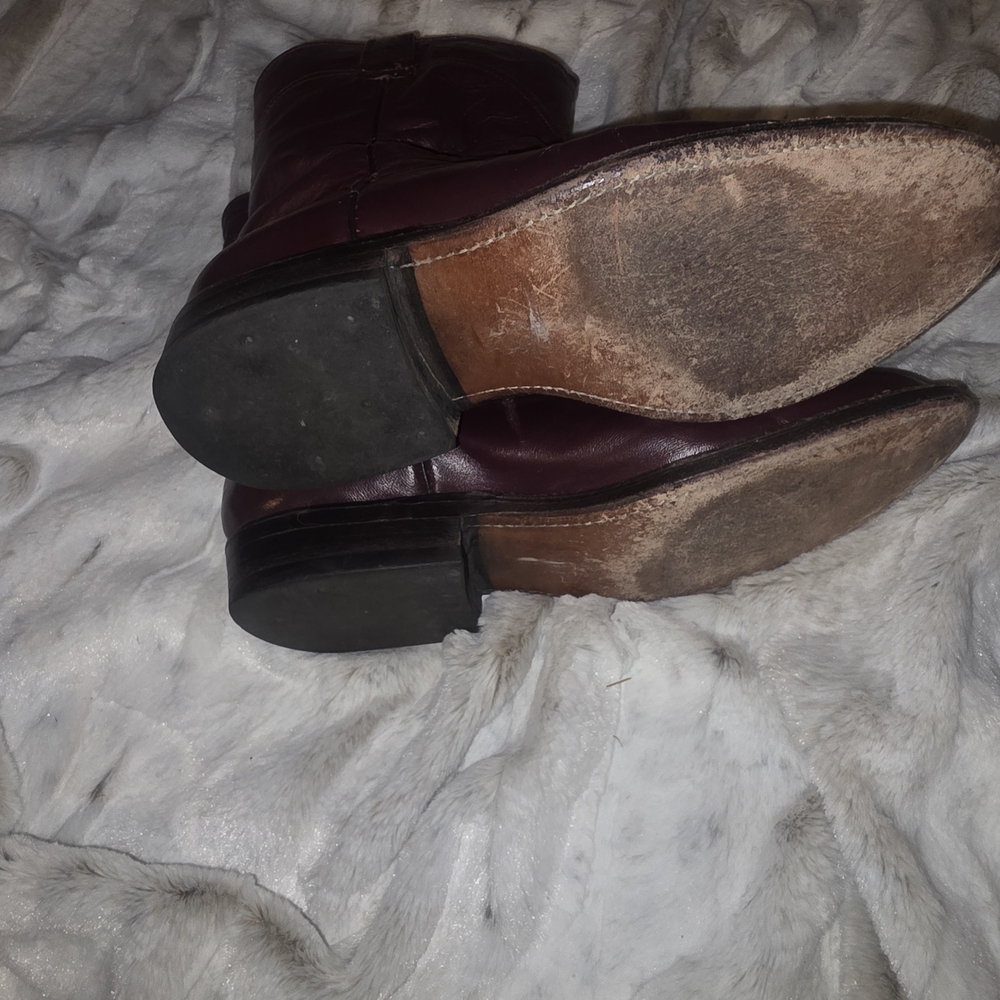 MEXICANA Rich Burgundy Cowboy Boots - Picture 8 of 8